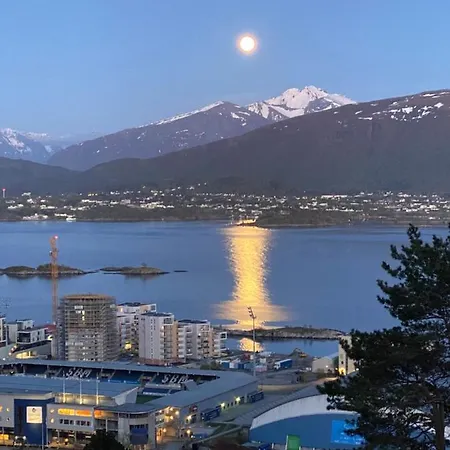 Great Place With A Stunning View Of The Mountains And The Fjord